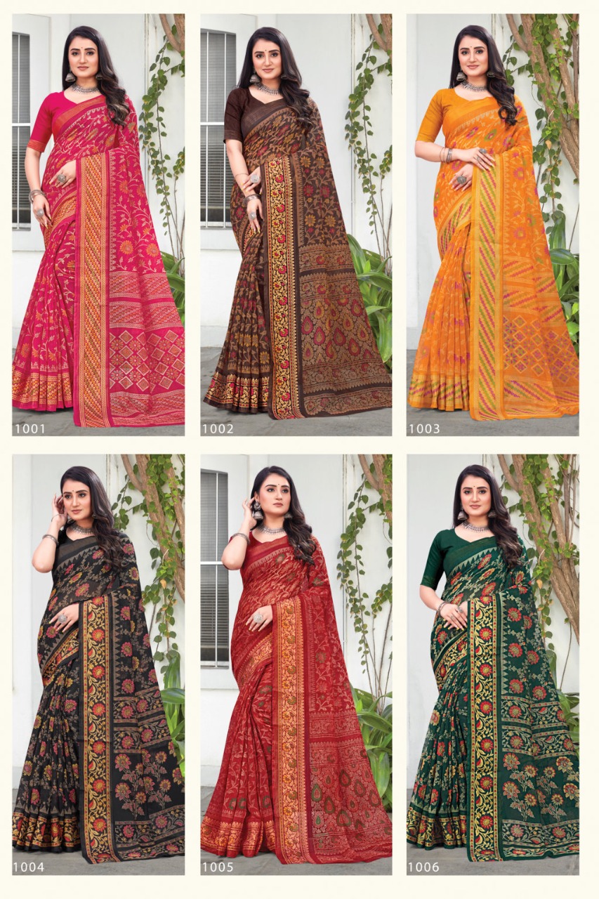 sangam print harshita vol 2 cotton regal look saree catalog