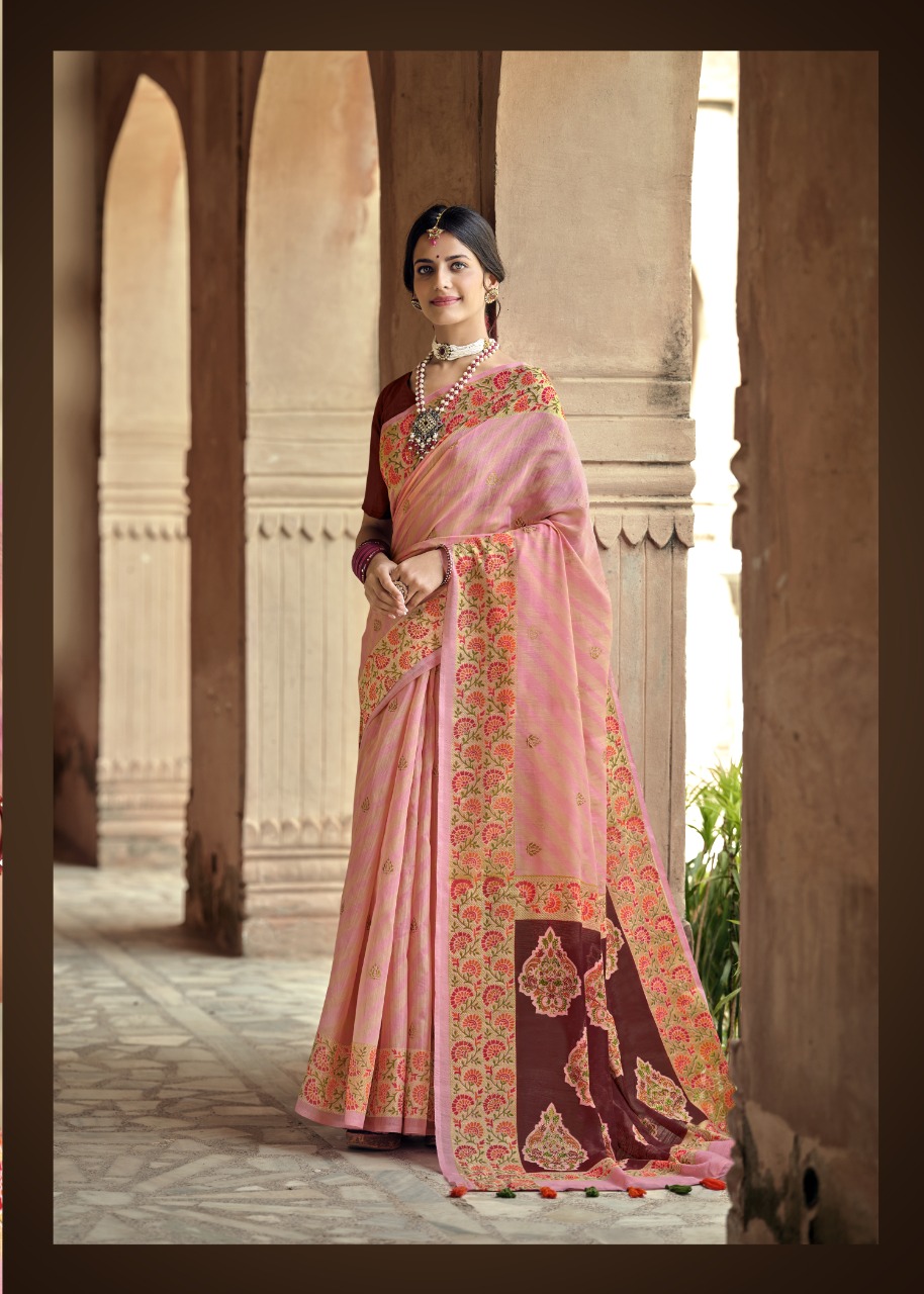 triveni saree hava mahal cotton exclusive print saree catalog