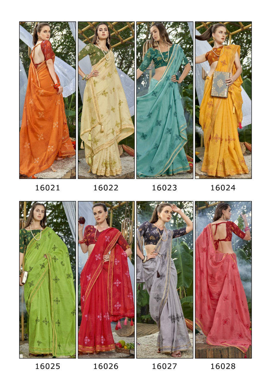 triveni saree vesh bhusha cotton authentic fabric saree catalog