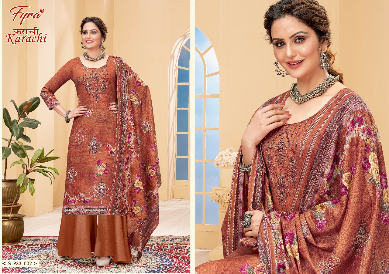 fyra alok suit karachi cotton innovative look salwar suit catalog
