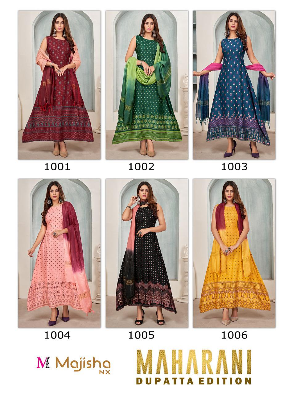 majisha nx maharani vol 1 rayon innovatve look kurti with dupatta catalog