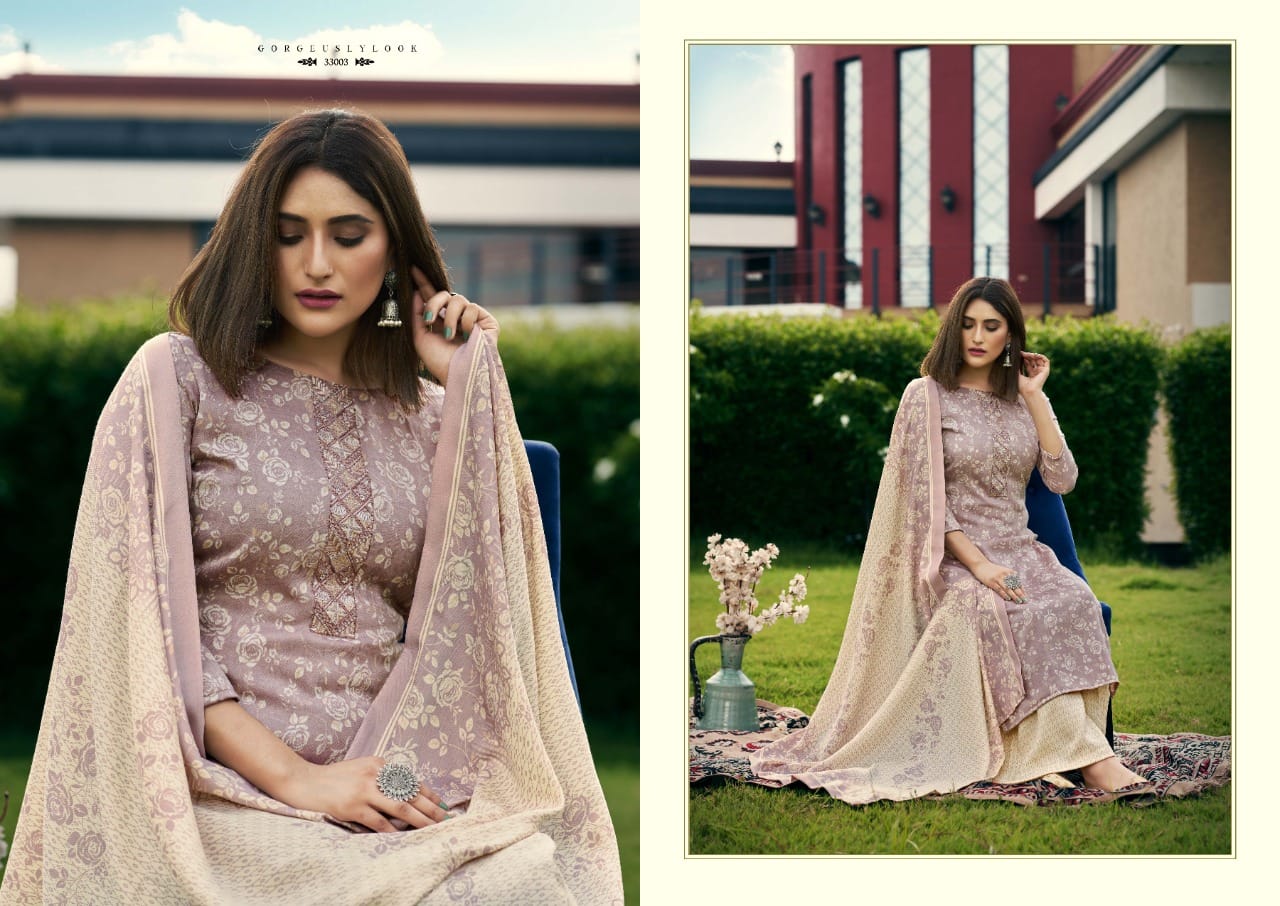 rk gold rinaaz pashmina astonishing look salwar suit catalog