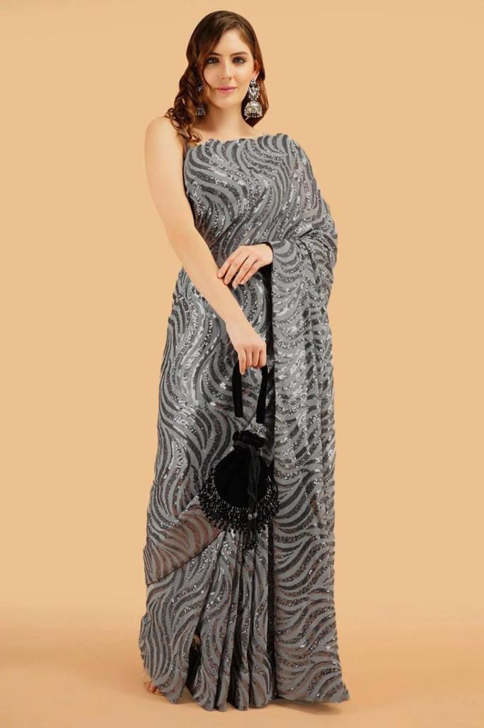 vivera international Niyati2 Sarees georgette gorgeous look saree catalog