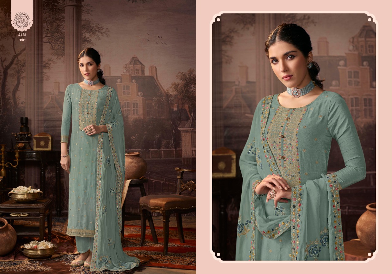 zisa charmy falak silk gorgeous look salwar suit catalog