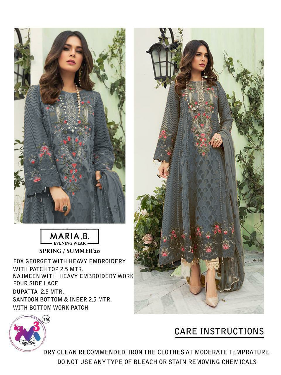 m3 fashion Maria 1001 B Salwar Kameez Fox jorget Singles