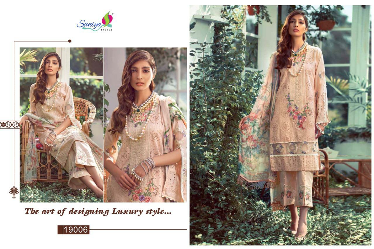saniya trendz elaaf vol 2  cotton authentic fabric salwar suit catalog