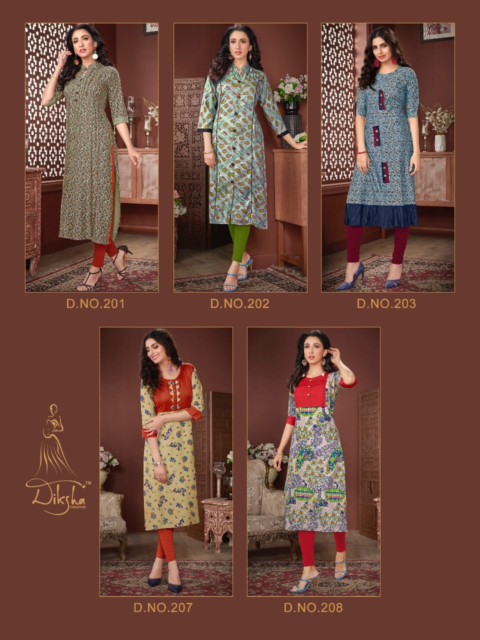 Diksha fashion rich Barry vol-2 stylish and beautifully designed Kurties in factory prices