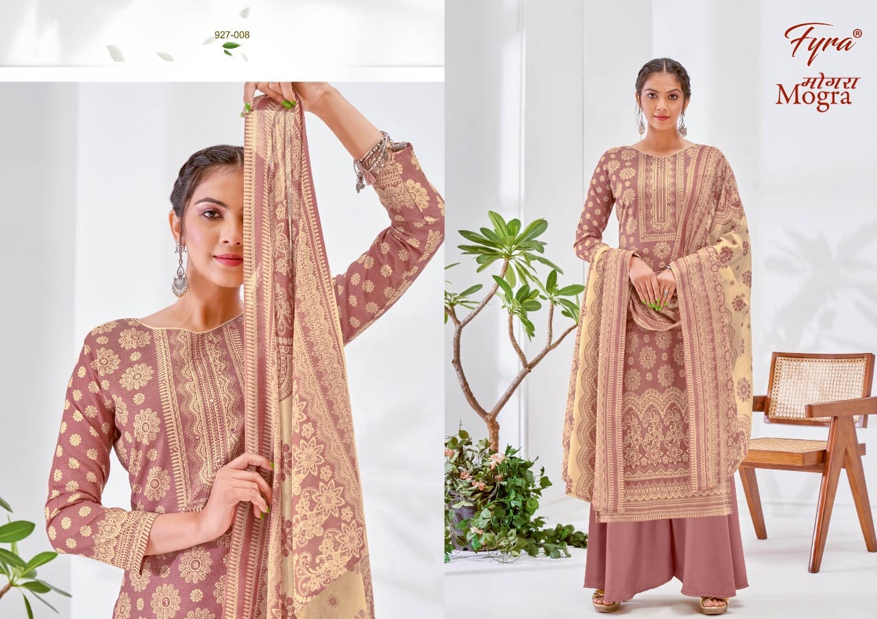 fyra alok suit mogra cotton graceful print salwar suit catalog