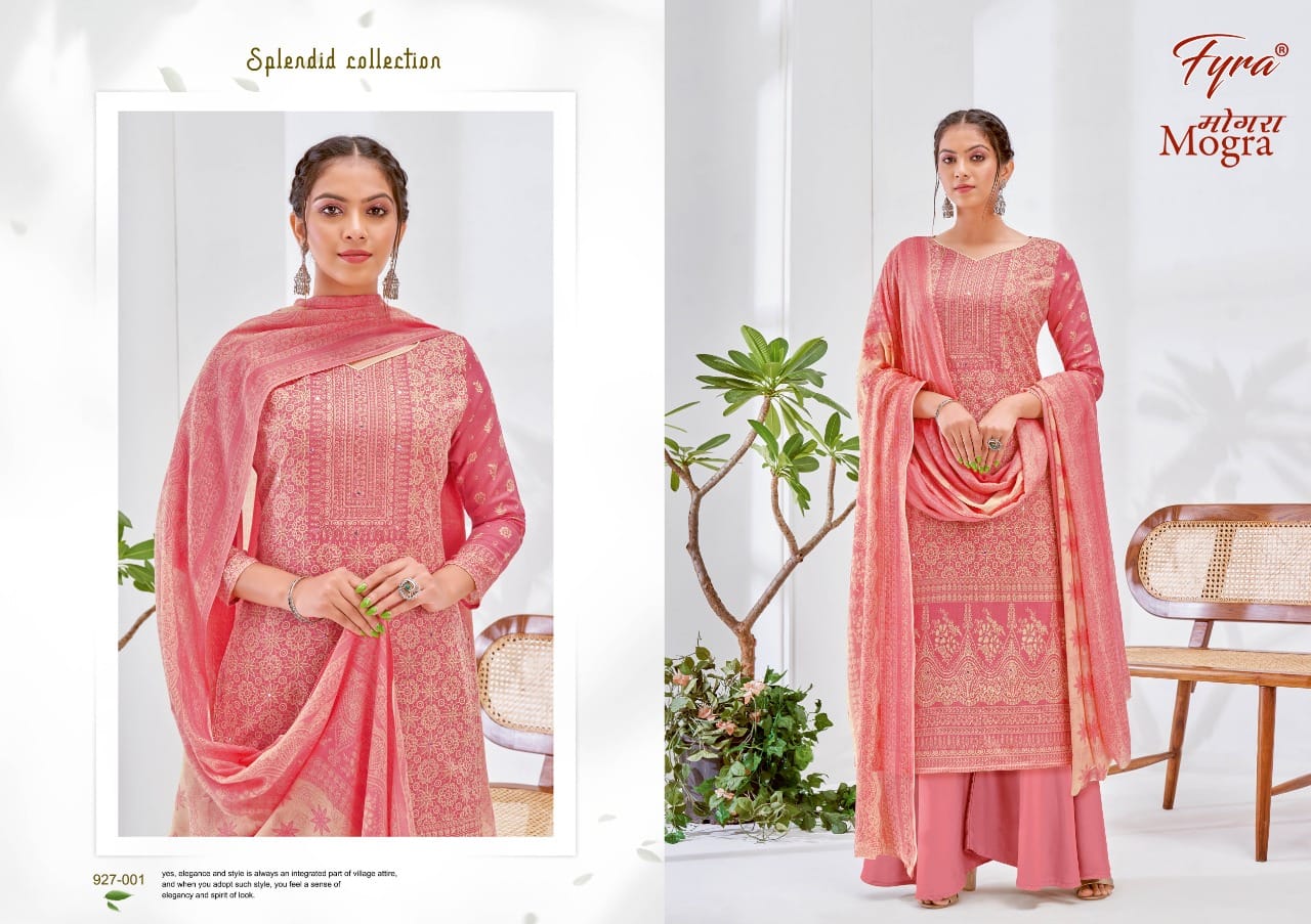 fyra alok suit mogra cotton graceful print salwar suit catalog