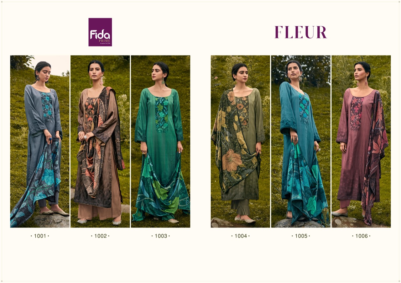 lctm overseas fluer pashmina decent look  salwar suit catalog