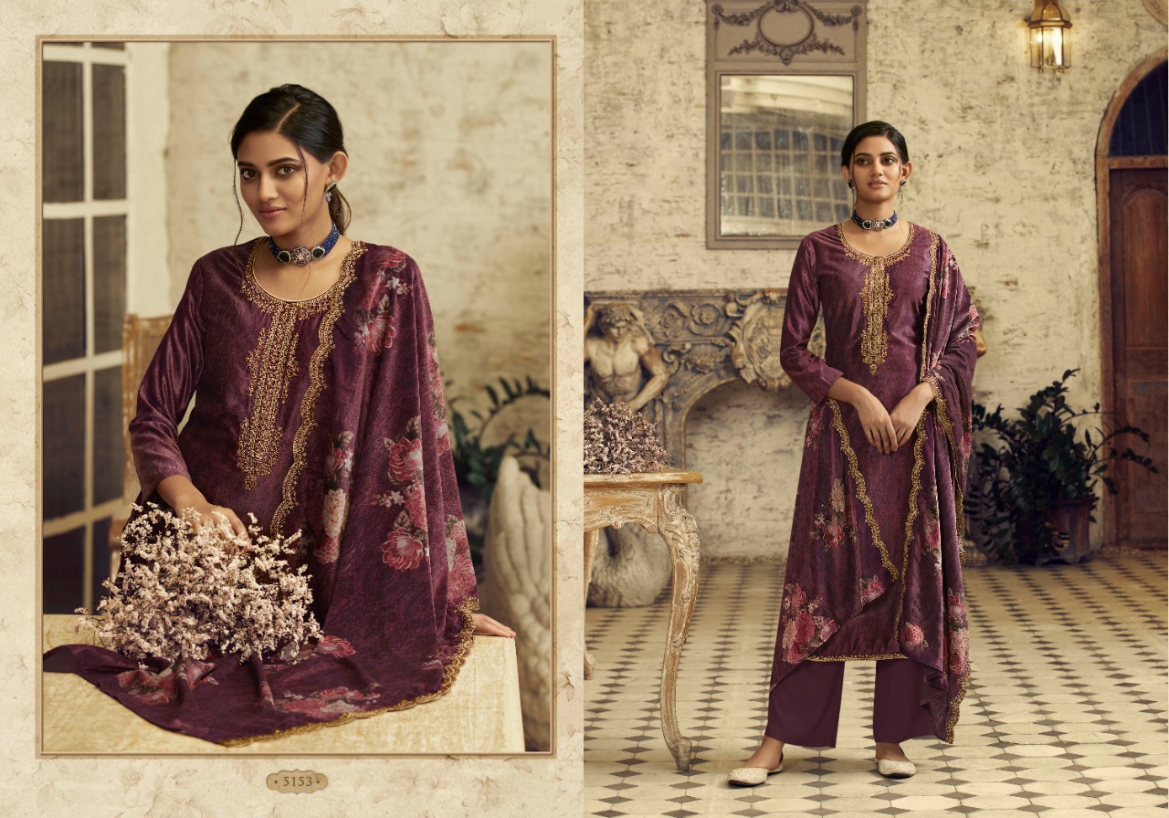 meera trendz charmy gazal velvet gorgeous look salwar suit catalog