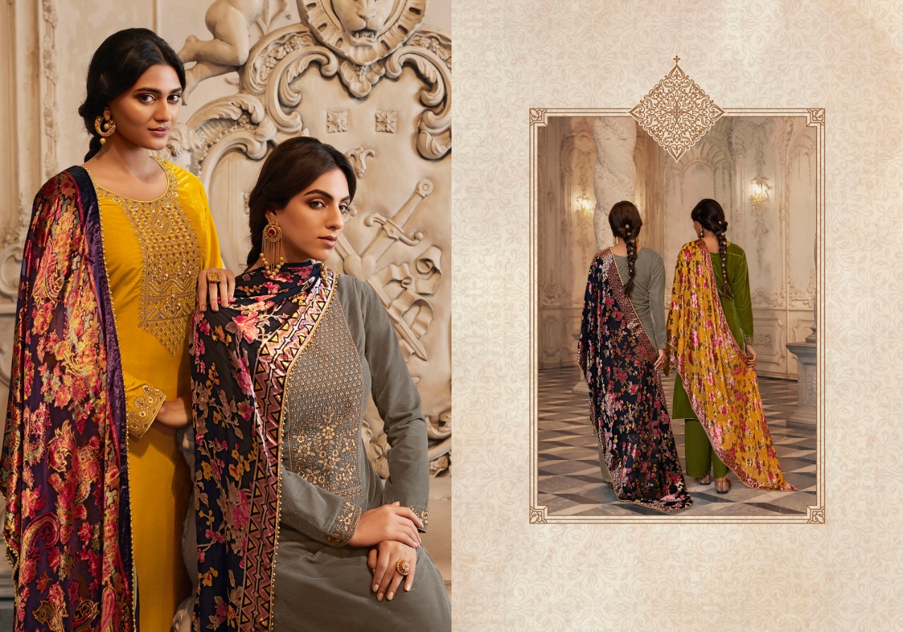 meera trendz zisa charmy glamour 2 velvet asstonishing look salwar suit catalog