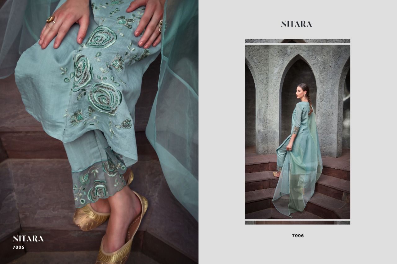 nitara prisha vol 2 chanderi regal look top bottom with dupatta catalog