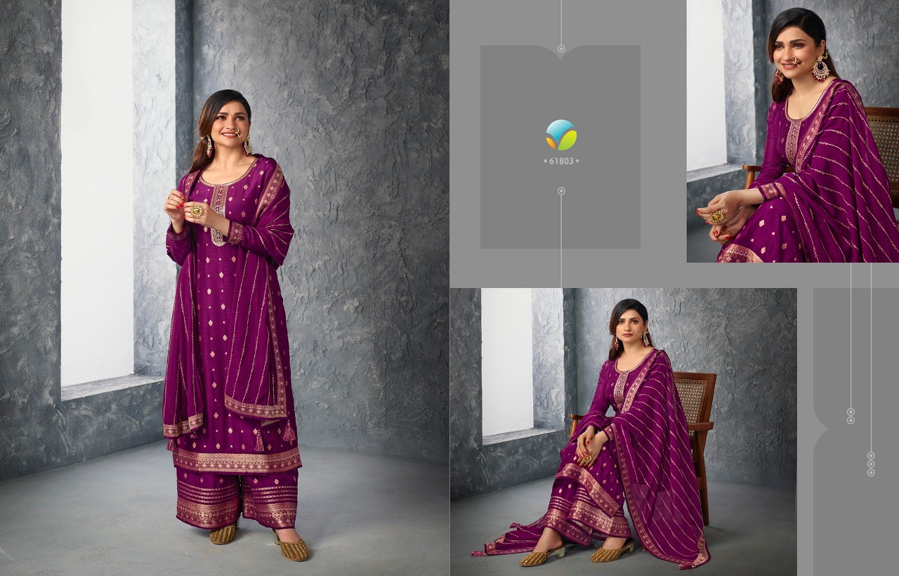 vinay fashion kaseesh glazze 2 dola new and modern style salwar suit catalog