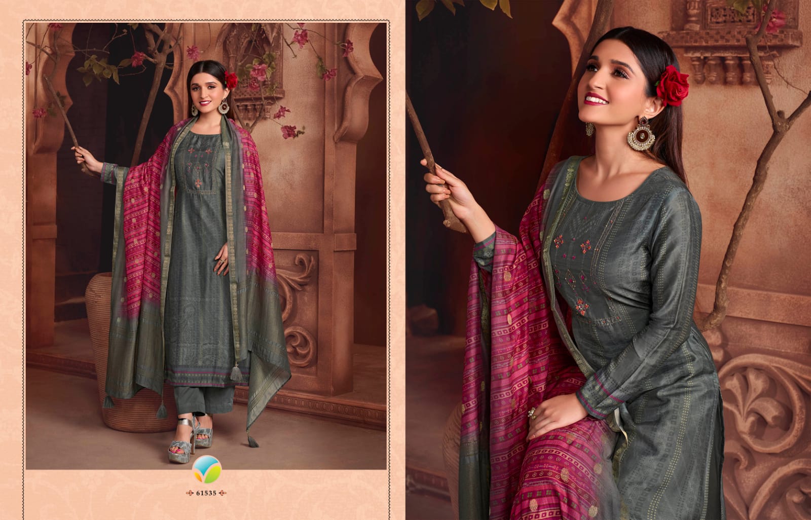 vinay fashion kervin khushboo 2 muslin ecxlusive print salwar suit catalog
