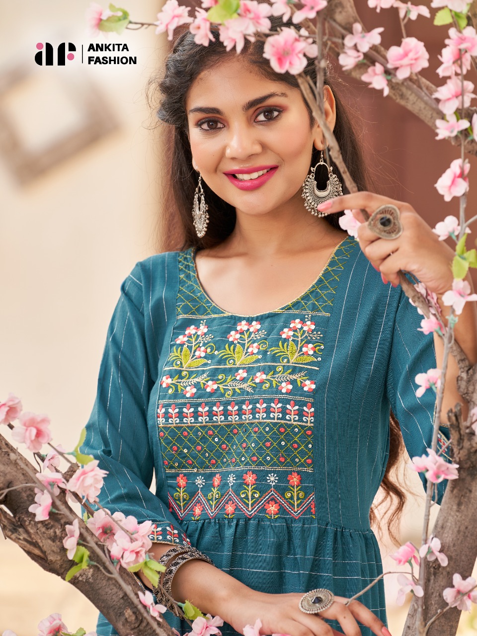 ankita fashion weekend cotton gorgeous look kurti catalog