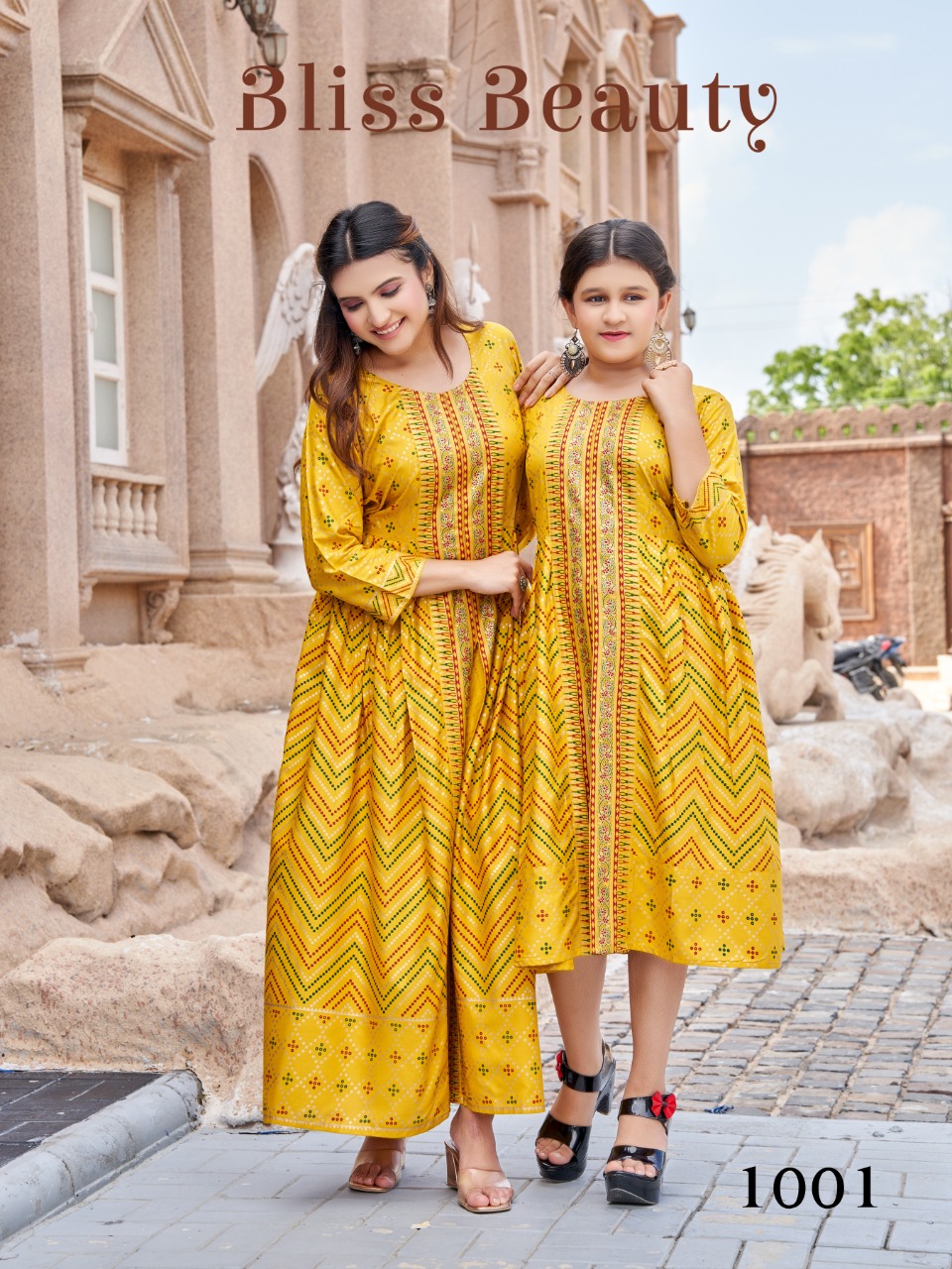 banwery fashion me and mom v 5 rayon attractivr look kurti catalog
