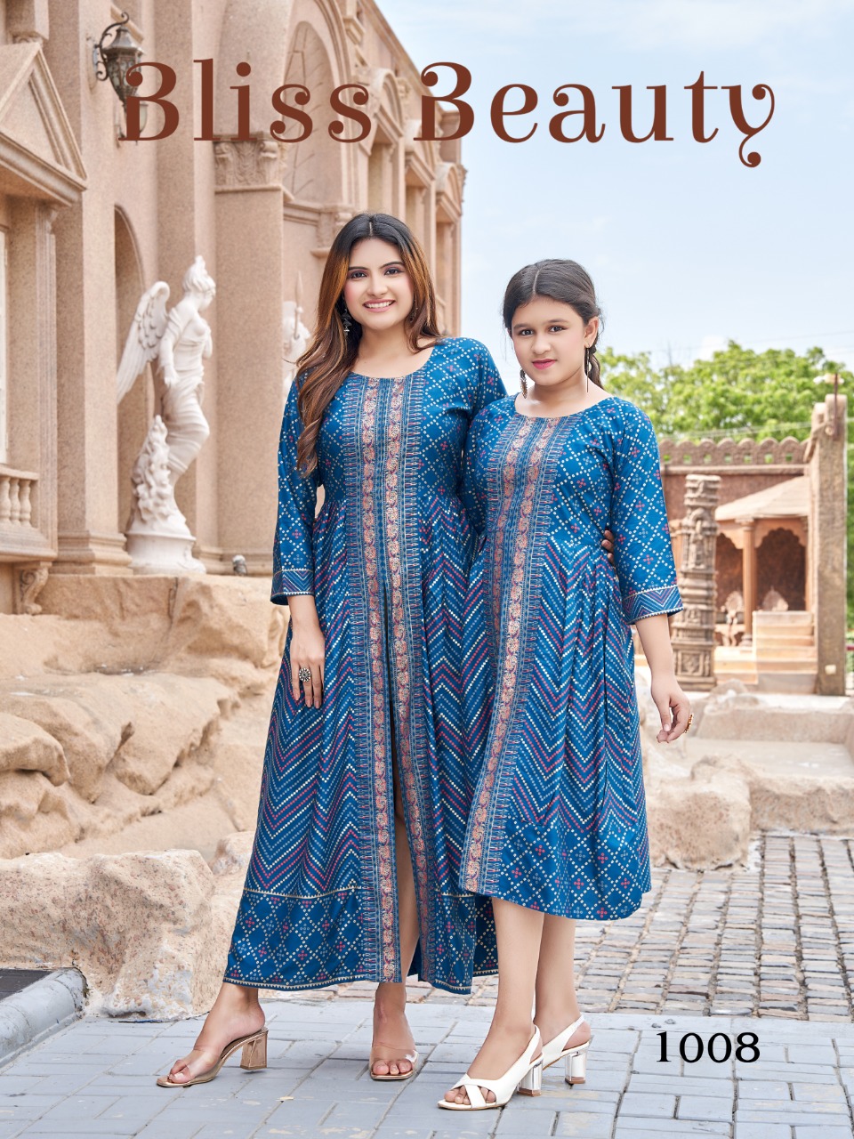 banwery fashion me and mom v 5 rayon attractivr look kurti catalog