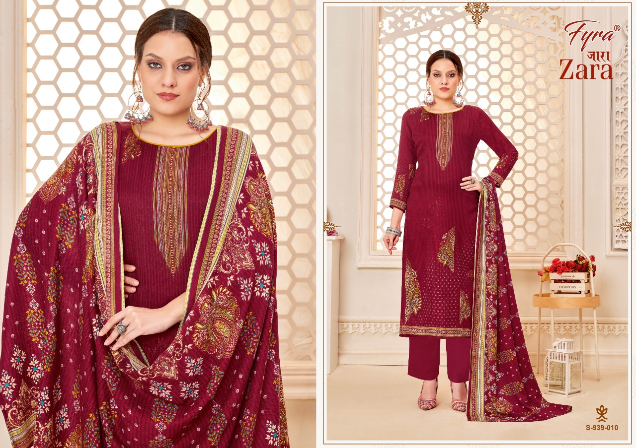 fyra alok suit zara pashmina exclusive print salwar suit catalog