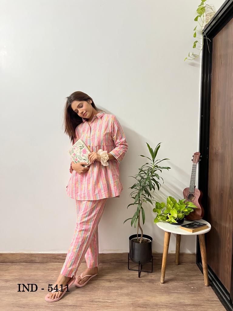 indira apparel pick and choose 5401 to 5014 cambric cotton night wear size set