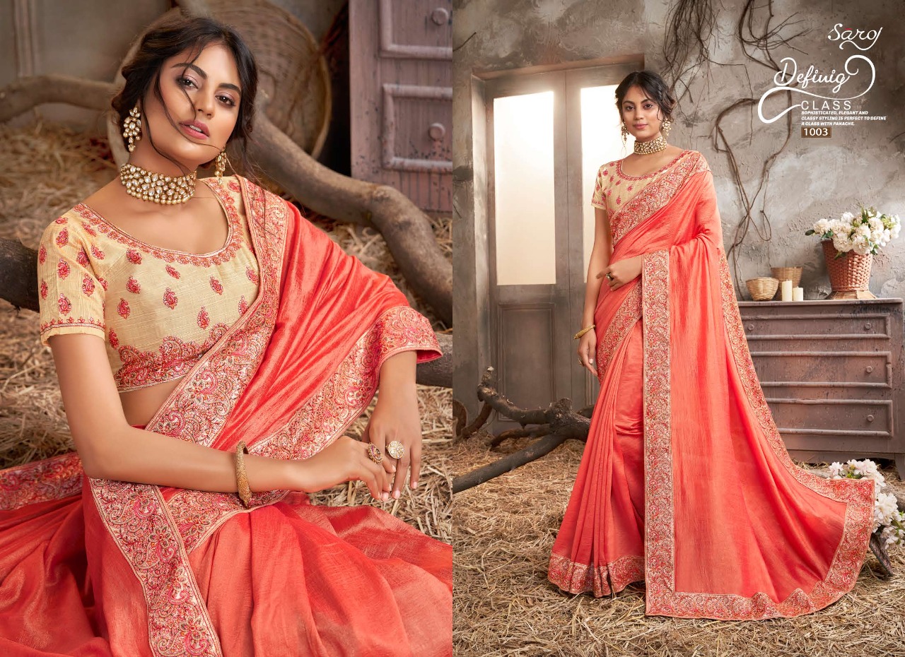 saroj saree anaisha silk catchy look saree catalog