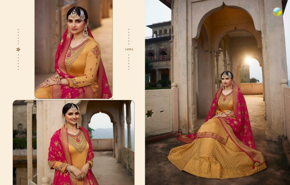 vinay fashion kaseesh kaseesh Benchmark 2 hitlist silk jacouard festive look salwar suit catalog