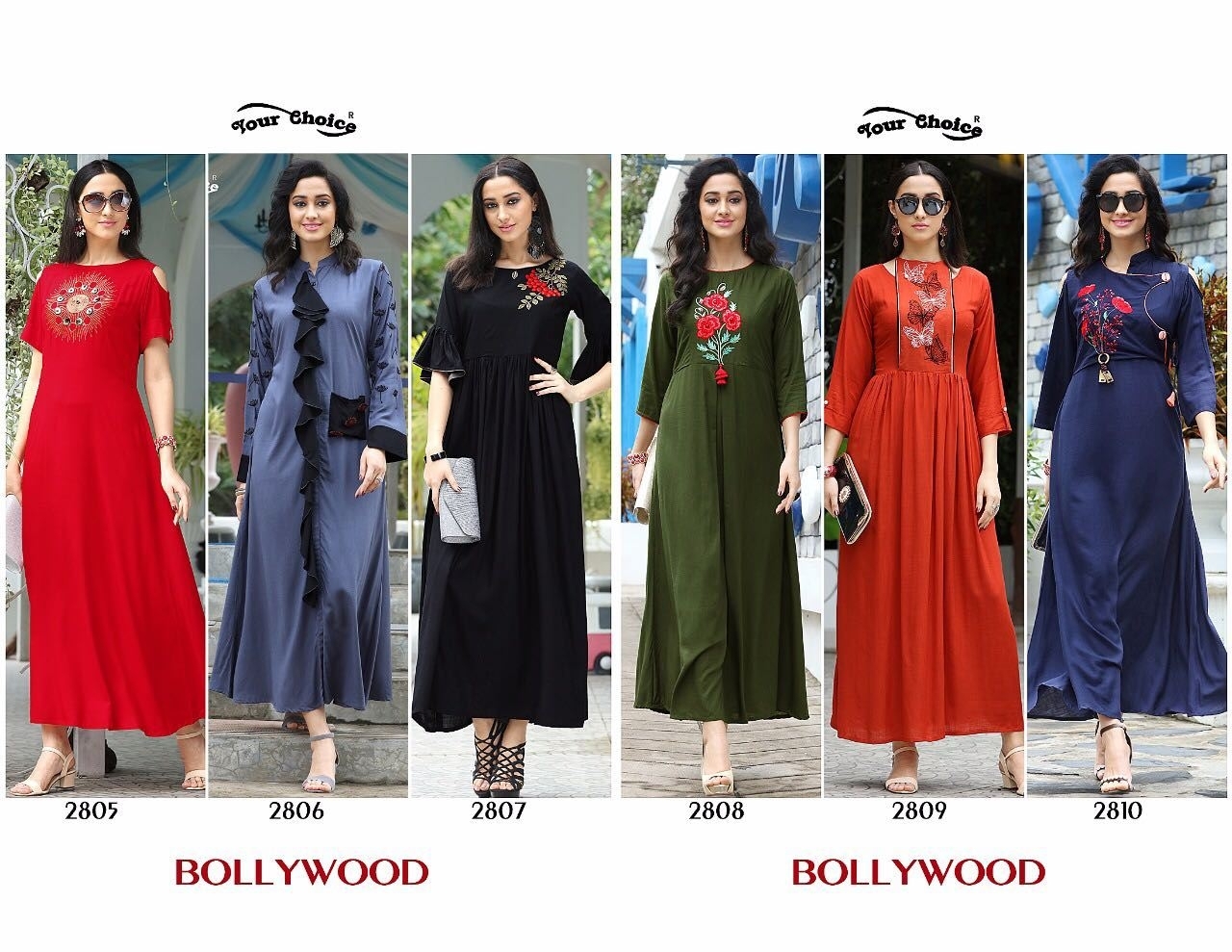 Your Choice bollywood rayon stylesh kurti catalog