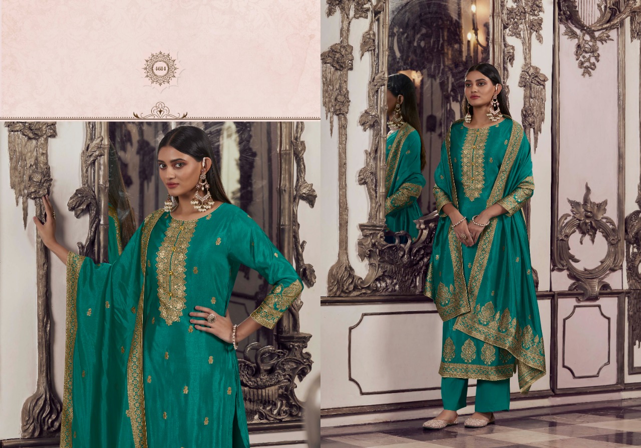 zisa charmy  silk gorgeous look salwar suit catalog