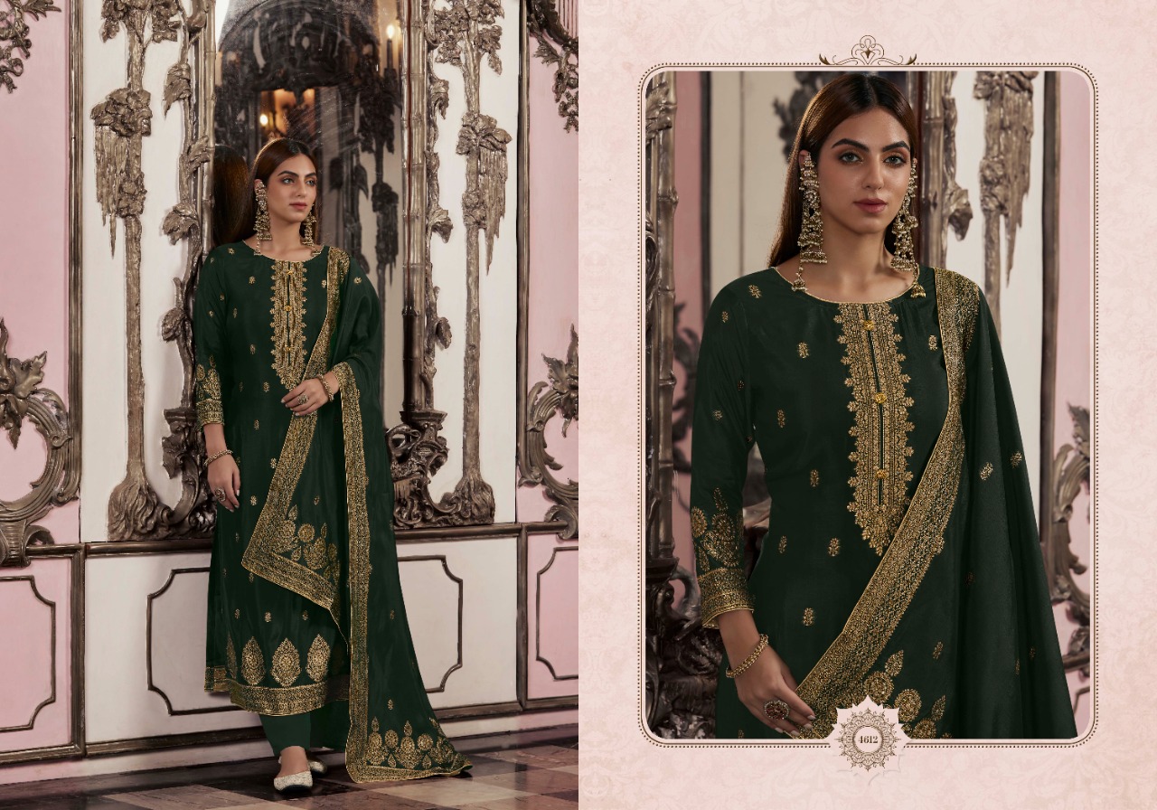 zisa charmy  silk gorgeous look salwar suit catalog