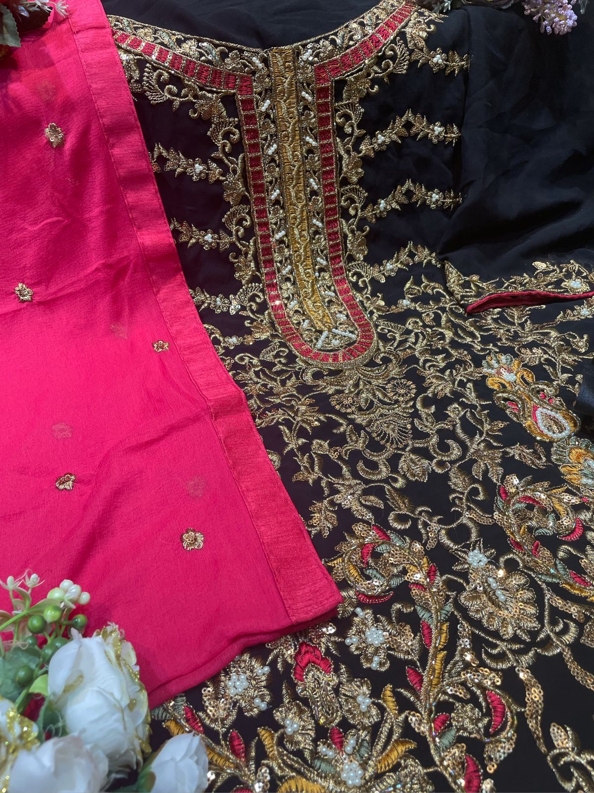 shanaya  s 101 georgette attractive salwar suit single