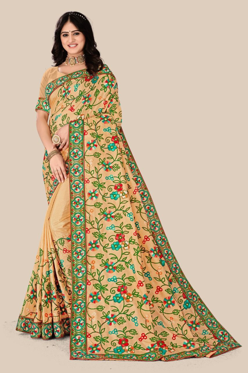 vivera international Parvati1Sarees dola silk gorgeous look saree catalog