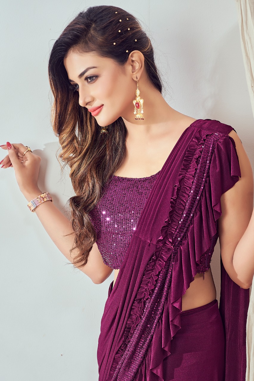 amoha trendz d no 10210 Imported fabric gorgeous look saree catalog