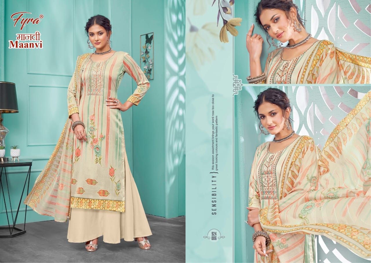 fyra designing  maanvi zam decent look salwar suit catalog