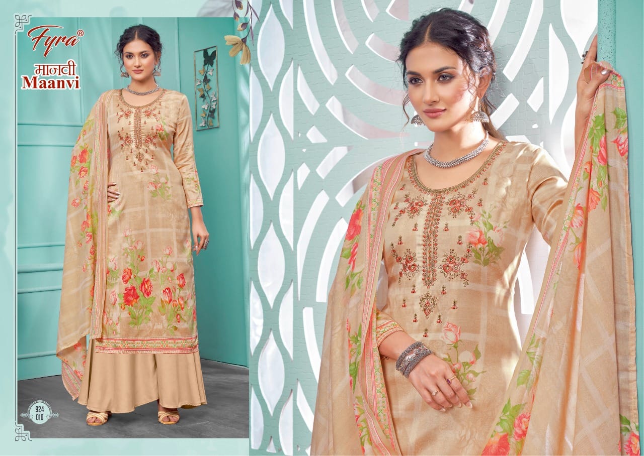 fyra designing  maanvi zam decent look salwar suit catalog