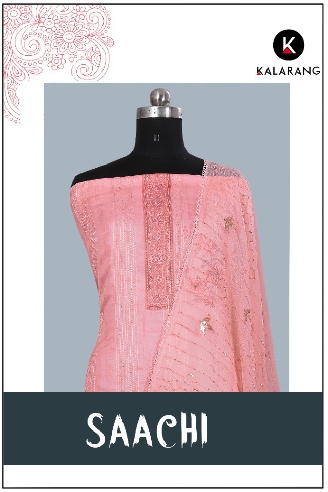 kalarang saachi muslin attractive look salwar suit catalog