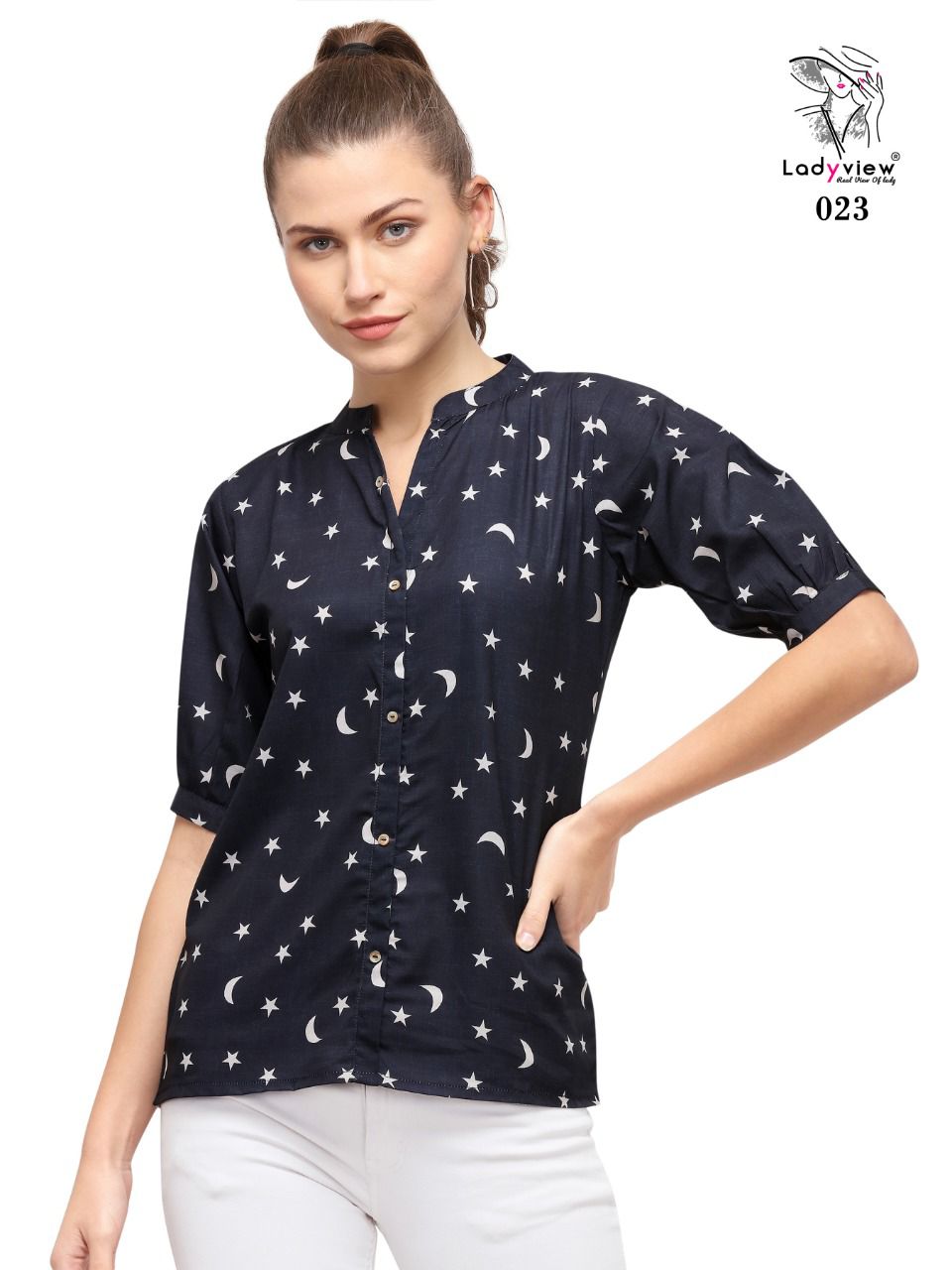 ladyview topsy remix 2 crape new and modern style top catalog