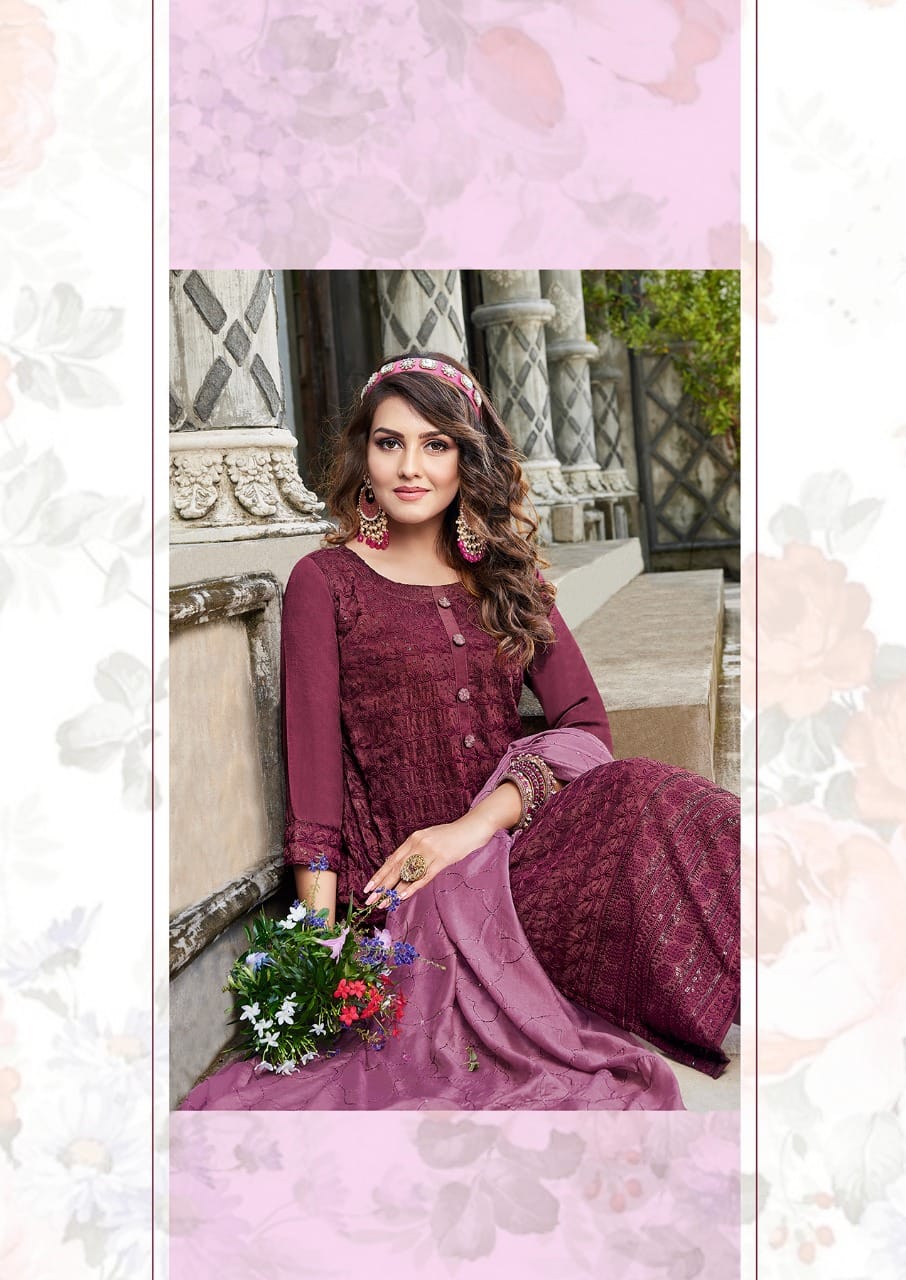 manas fab bomay sachffli vol 2 chinno new and modern style top bottom with dupatta catalog