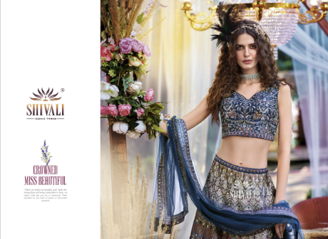 shivali triple dhamaka 5 0 fancy innovative Wedding look lehngha catalog