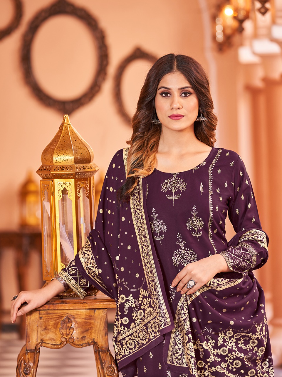 Banwery Fashion nykaa vol 3 rayon new and modern style top pent with dupatta catalog