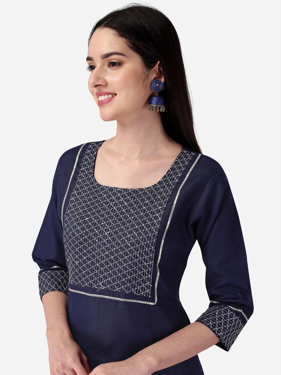 channel 9 sku 121 to 125 cotton elegant top with bottom size set