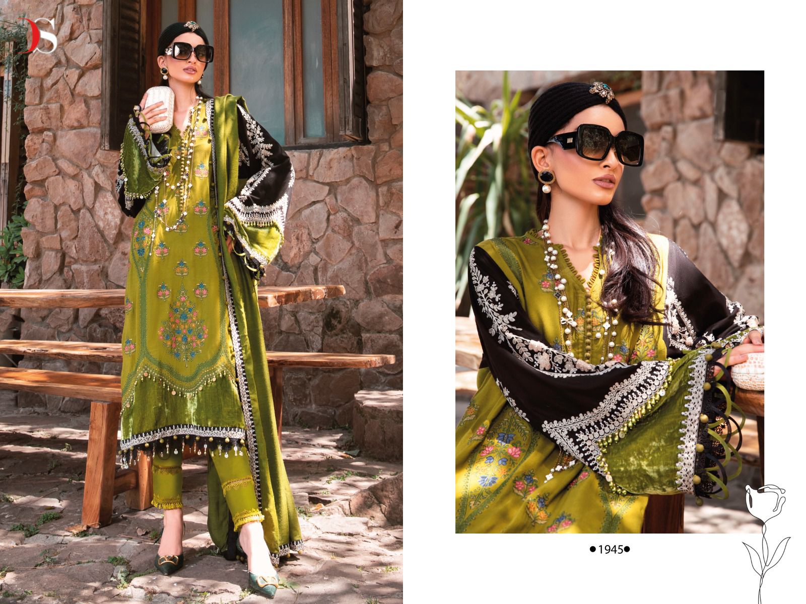 deepsy suit Maria b lawn 22 4 nx cotton elegant look salwar suit with chiffon dupatta catalog