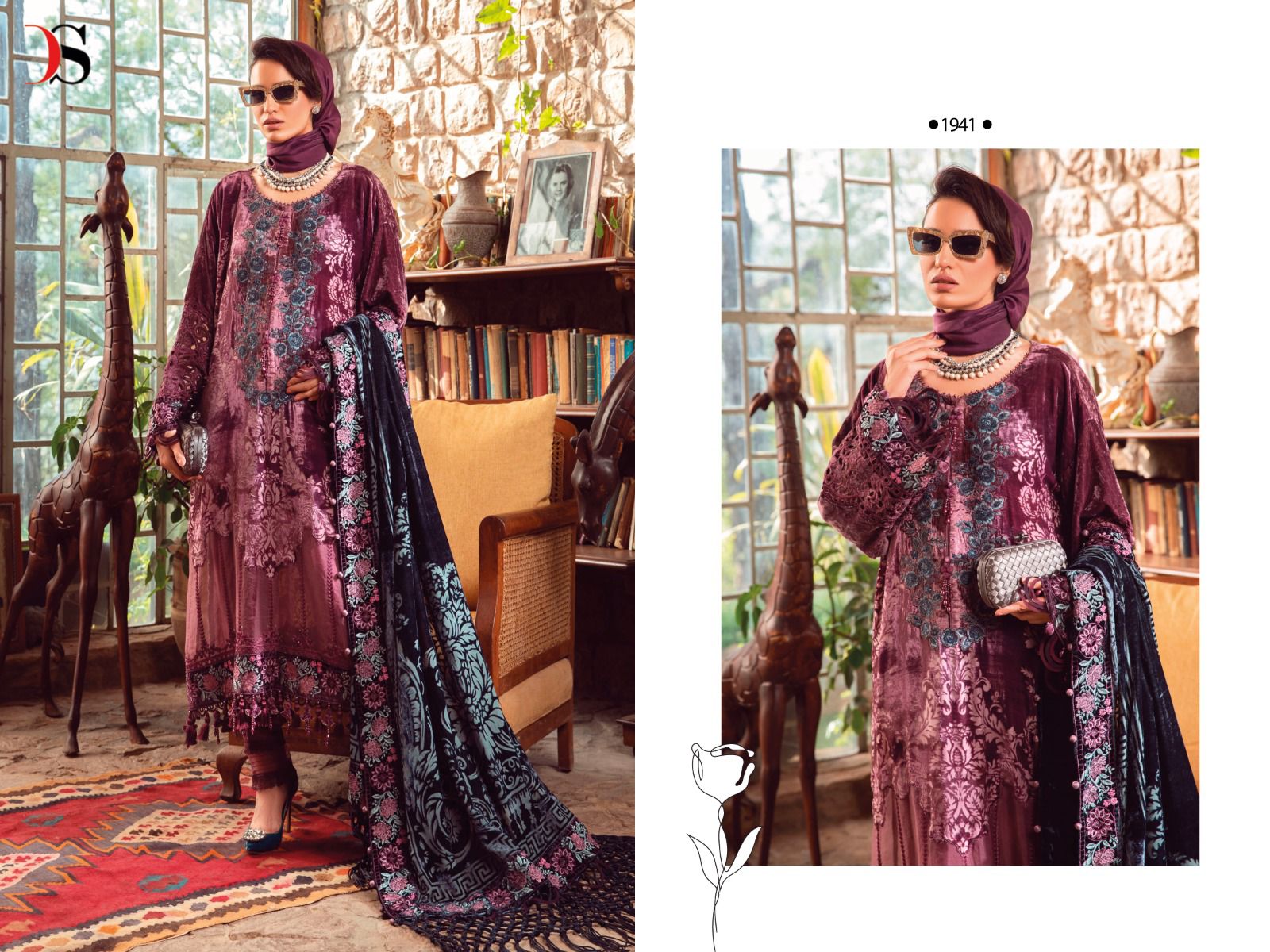 deepsy suit Maria b lawn 22 4 nx cotton innovative look salwar suit with cotton dupatta catalog