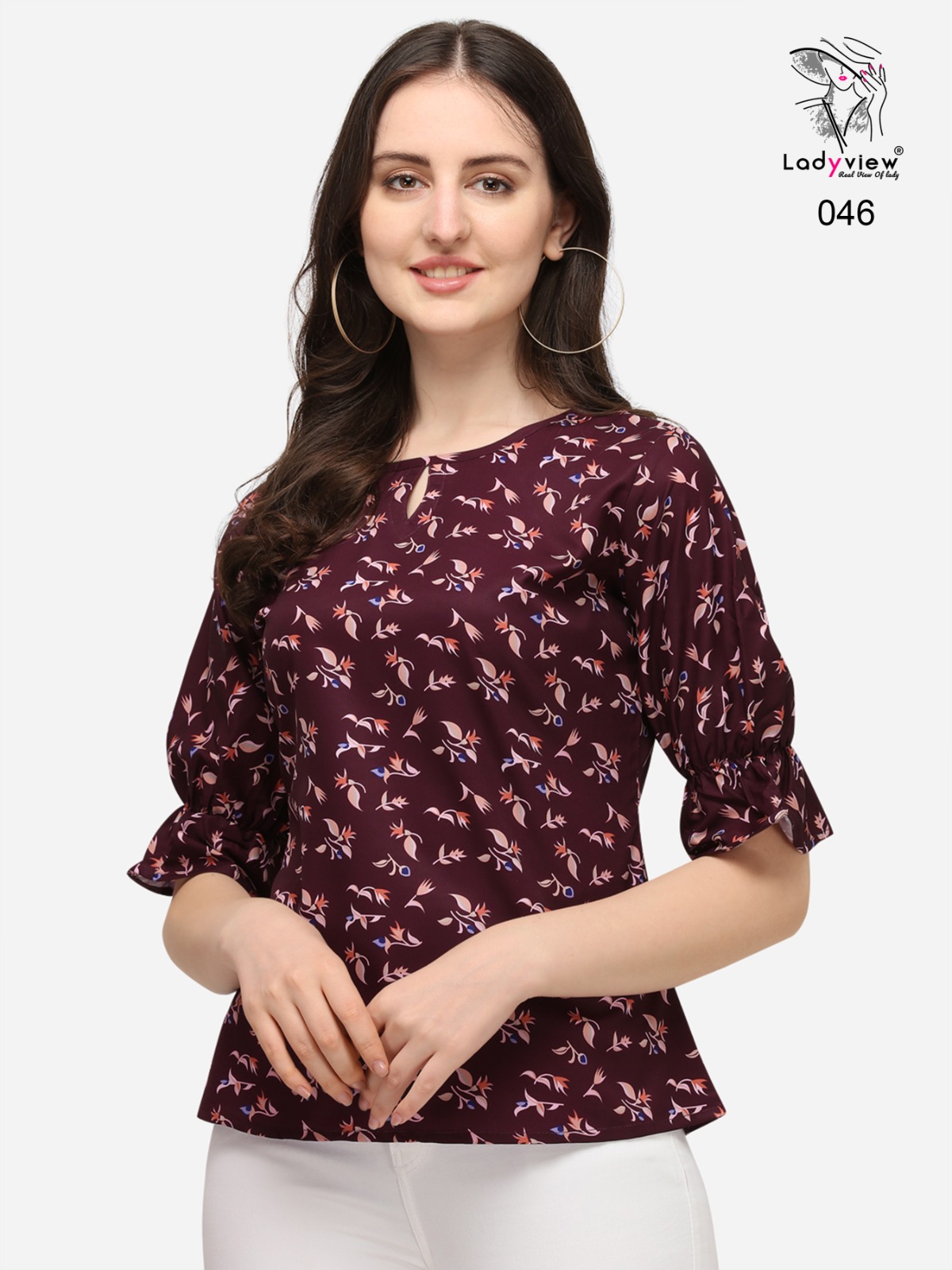 ladyview topsy remix 4 crape new and modern style top catalog