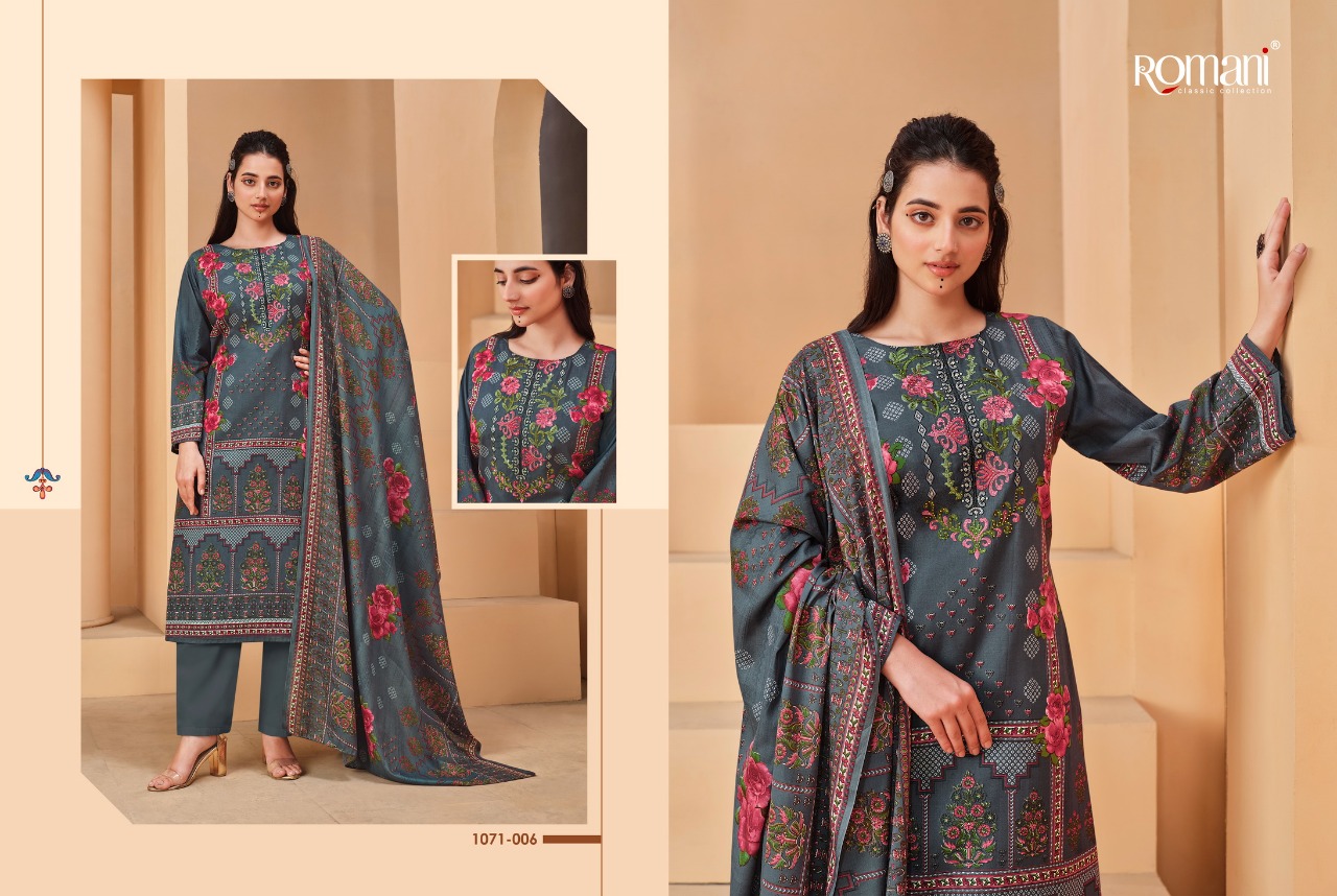 romani mareena vol 8 cotton decent print salwar suit catalog