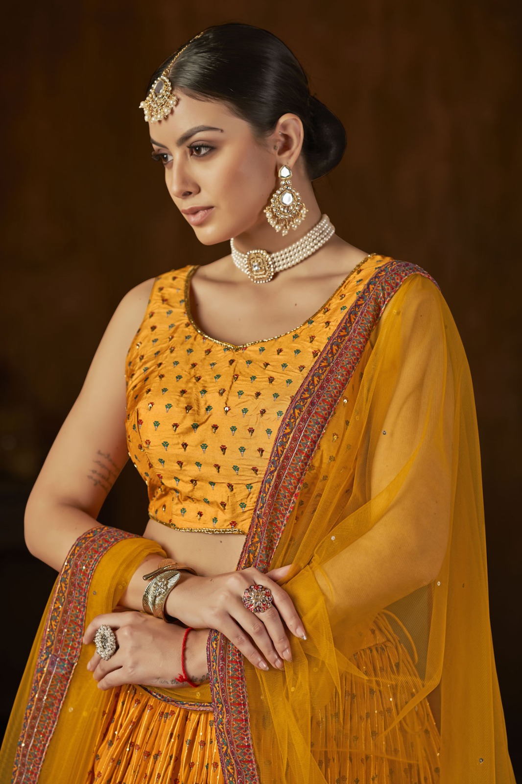 stylishta Aakrut vol 2 georgette innovative look lehenga catalog