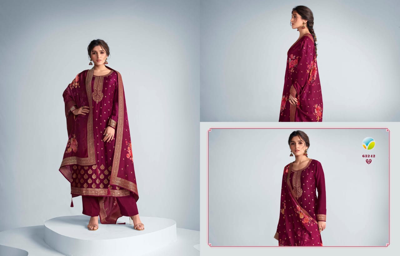vinay fashion kaseesh zareena vol 6 dola jacouard innovative look salwar suit catalog