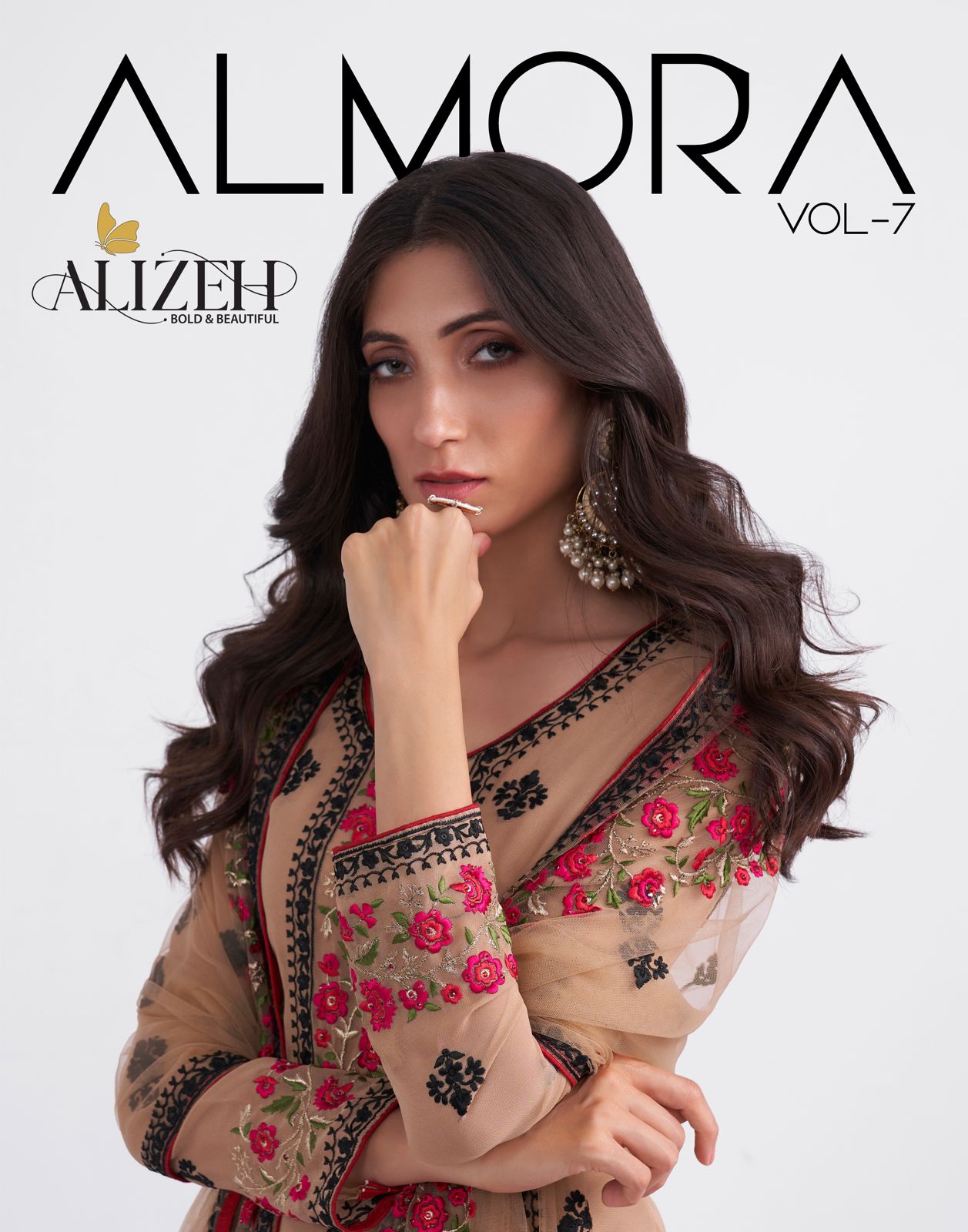alizeh almora vol 7 georgette festive look salwar suit catalog