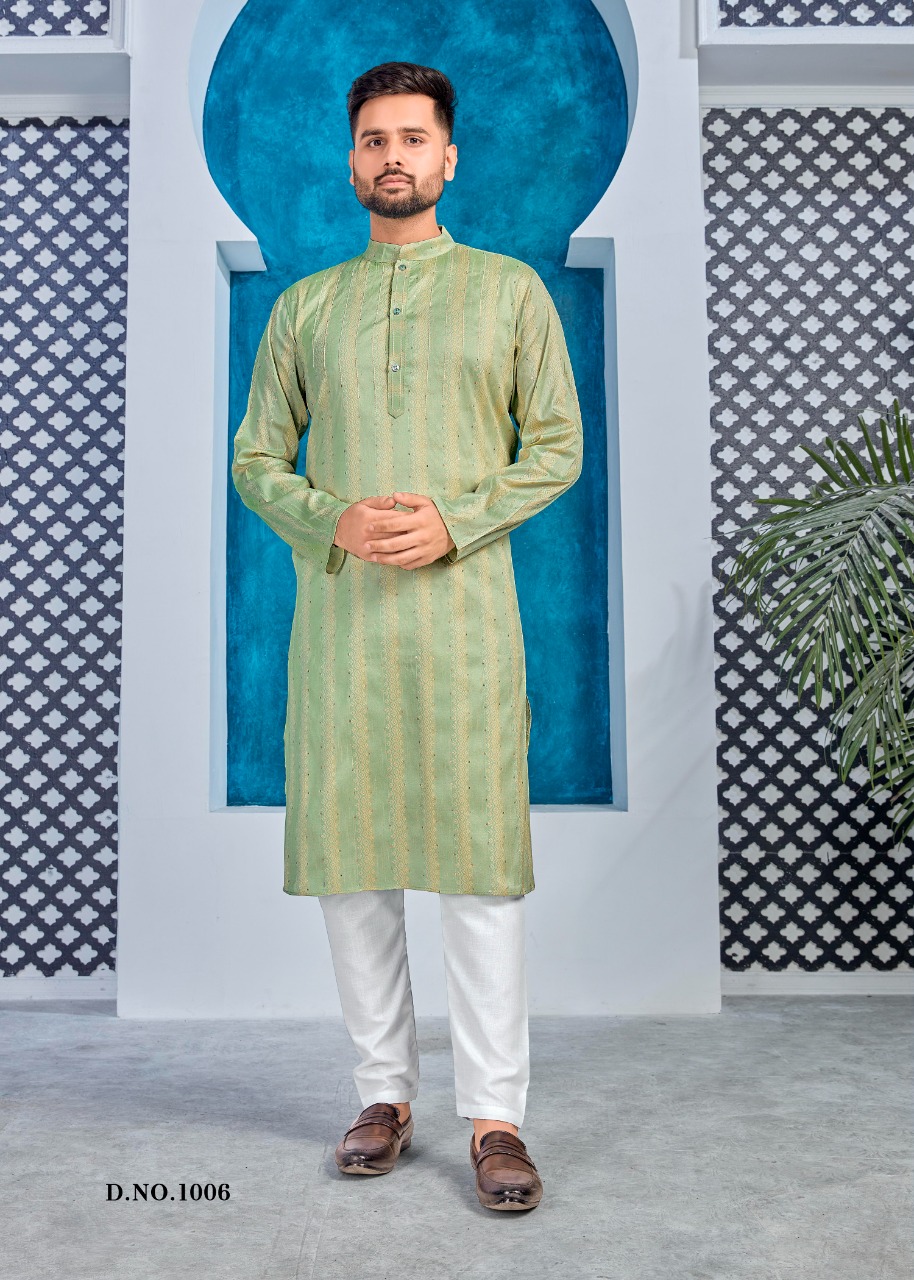 banwery fashion royal men silk elegant kurta with payjama catalog