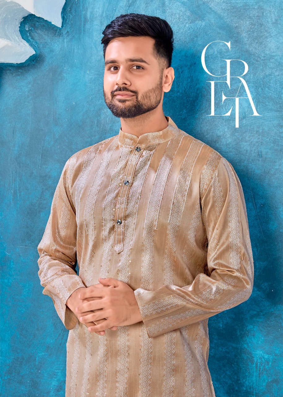 banwery fashion royal men silk elegant kurta with payjama catalog