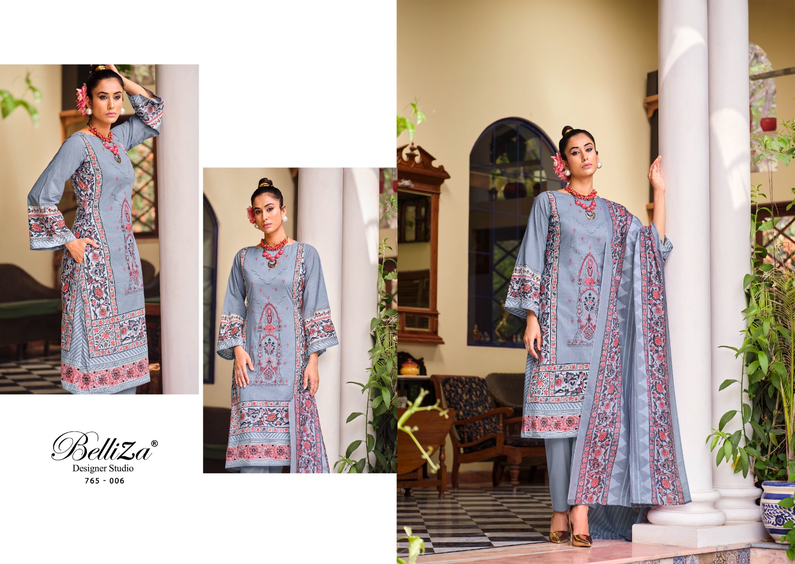 belliza designer studio naira vol 2 cotton exclusive  printed salwar suit catalog